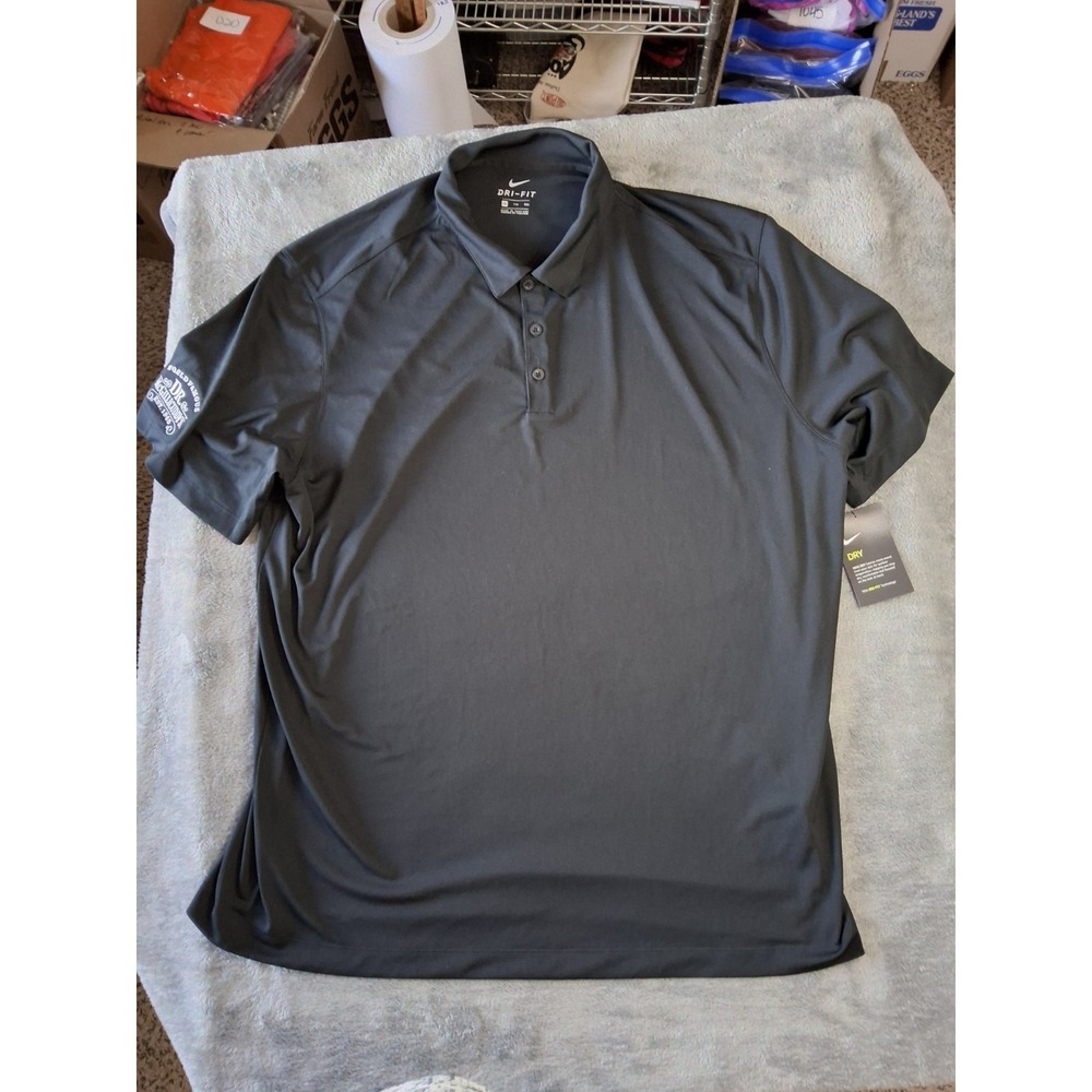 Mens Nike Golf Polo XXL NWT Black Dr McGillicuddy's. Sazerac. Fireball...